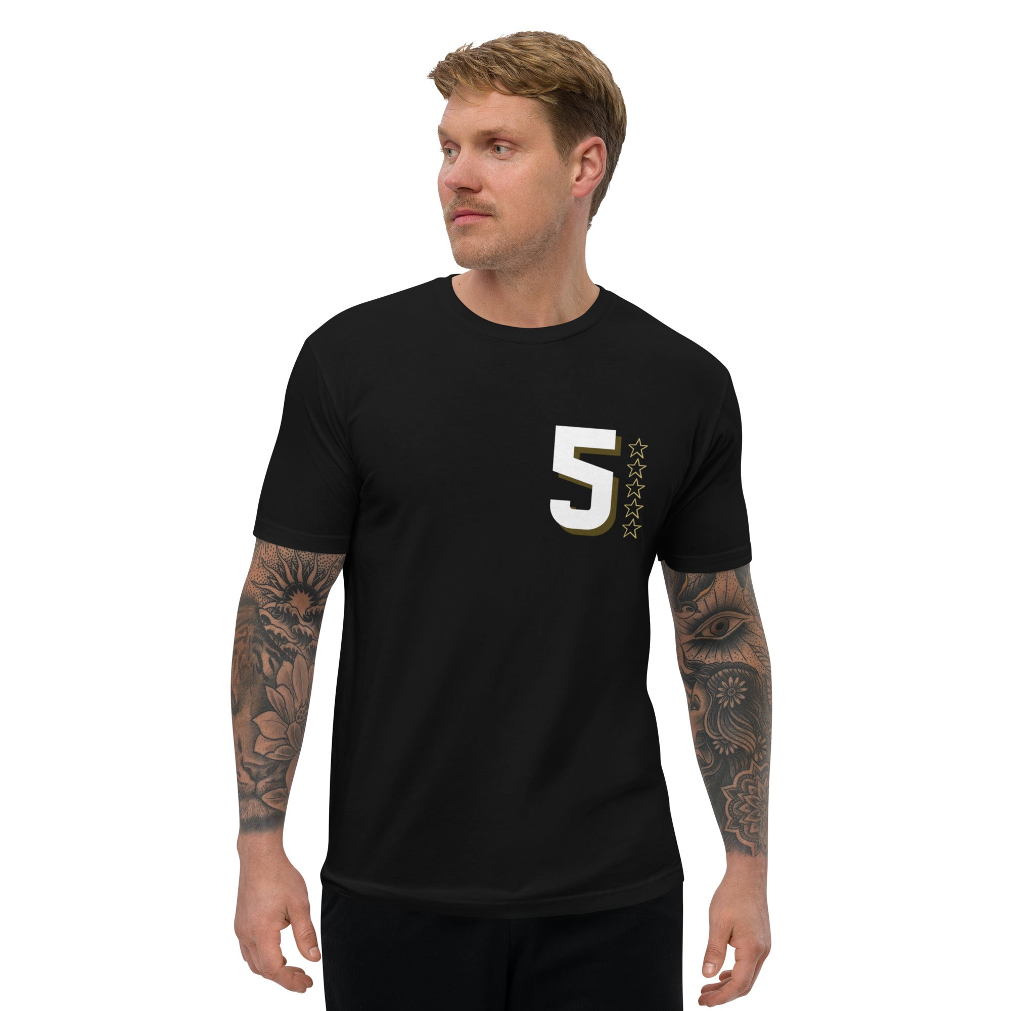 5 star best sale t shirt